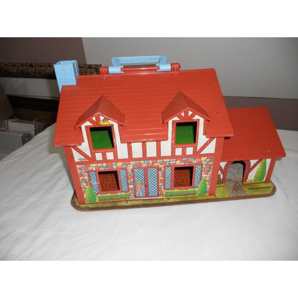 Vintage Fisher-Price Little People Play Family Tudor House